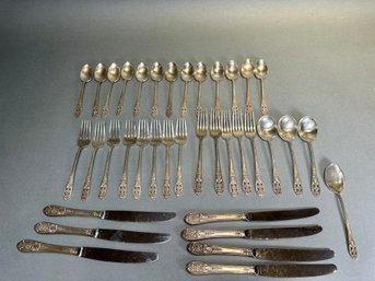 Vintage Crown Princess Sterling Silver Flatware