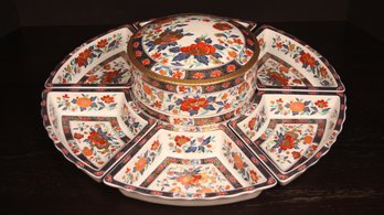 AMAZING 9 PIECE IMARI SERVING SET