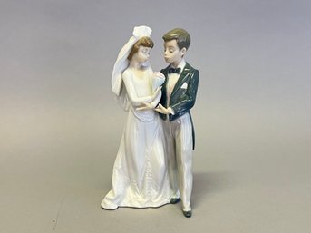 Lladro 'From This Day Forward' #5885 Wedding Bride And Groom Figure