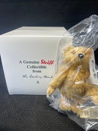 Steiff Miniature 8' Mohair Bear-The Danbury Mint-NOS In Box With Tags