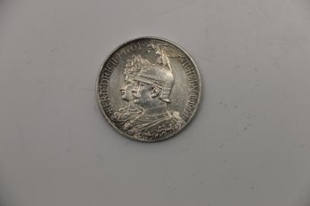 Neat Silver 1901 200th Anniversary German Austrian 5 Mark Coin