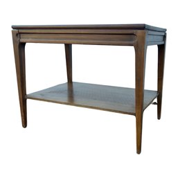 MidCentury Mersman Rectangular Two Tier Side Table