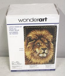 Wonderart Lion Latch Hook Kit New In Box