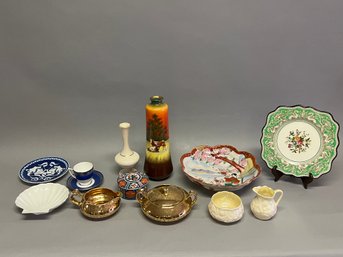 High End Porcelain Lot Including Limoges, Belleek, Lenox, Wedgewood, And More