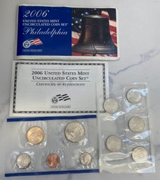 2006 United States Mint Uncirculated Coins Set- Philadelphia