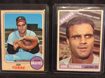 1966 & 1968 Topps Joe Torre Cards - M