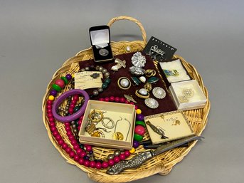 Lot Of Jewelry Including Gold And Sterling Silver