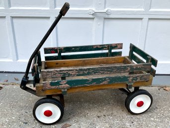 Small Rustic Wooden Wagon