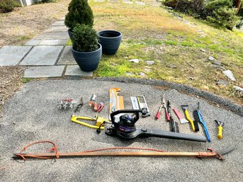 Group Lot Of Garden Hand Tools And A Toro Ultra 225 Blower/Vacuum