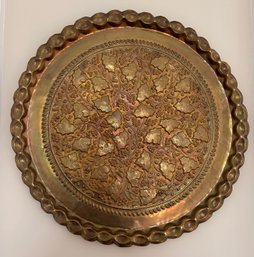 26 Inch Brass Hanging Wall Tray