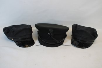 Lot Of Three Decorative Hats Including J Hats, Etc.