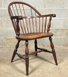 An Antique Bent Oak Windsor Chair