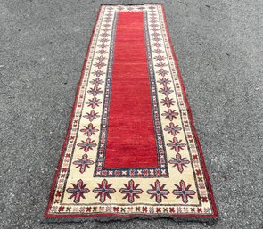 A Fine Quality Hand Knotted And Dyed Indo-Persian Runner