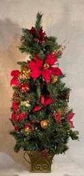 42' Lighted  Christmas Tree With Decorations In Original Box