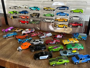 Lot Of Miniature Cars - Mostly Hotwheels And Vintage