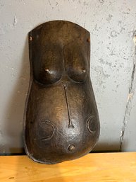 Wooden African Female Body Shield
