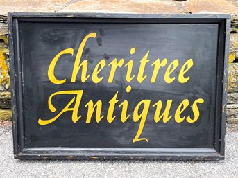 Vintage Antique Store Double Sided Outdoor Sign