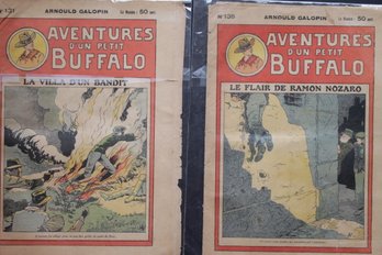 Lot Of 2 Adventures D'un Petit Buffalo Covers