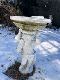 Cherub Figural Bird Bath