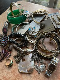 Fashion Costume  Mixed Jewelry Lot All Wearable