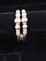 Two Parts Connected Beaded Carved Bracelet 346