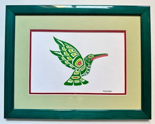 Wade Baker'Hummingbird' Native American Print