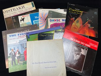 Record Lot- Oistrakh, Dvorak, 50 Great Moments Of Music, The First Family, Blue Tango, Etc.