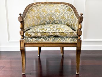 A Vintage Hollywood Regency Arm Chair