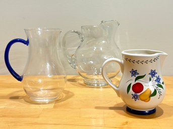 Pitchers - Glass And Ceramic