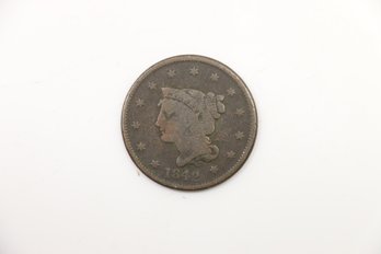 1842 Large Cent Penny Coin