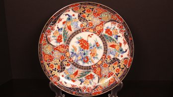 TREMENDOUS LARGE IMARIWARE DECORATIVE ARITA-YAKI PLATE