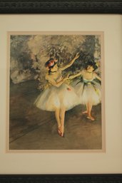 Degas Framed Print Of 2 Dancers