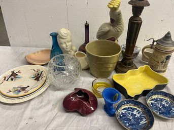 Large Lot Of Miscellaneous Glass And Porcelain Items