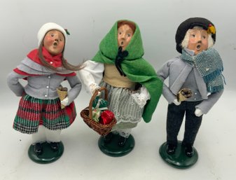 3 Vintage Byers Choice Carolers ~ 1994 ~