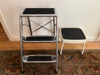 Need Some Height! Two Options - Step Stool And Folding Step Ladder