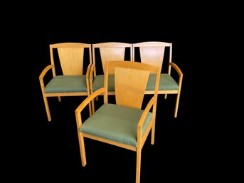 Maplewood Kimball Chairs With Upholstered Seats