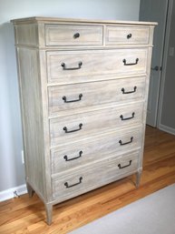 Beautiful Like New Tall ETHAN ALLEN Dresser - Whitewashed Oak Finish - Made In USA - Very Nice Piece !