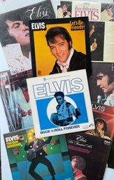 Lot Of 9 Vinyl Elvis Records