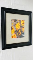 Art Print Of Oranges In Crates In Frame