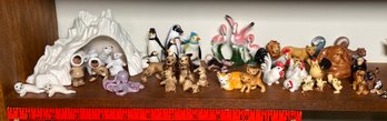 Lot 9 Hagen-Renaker Miniature Ceramic Animal Figurines Collectibles