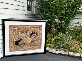 Beautiful Handmade Rasied Tapestry