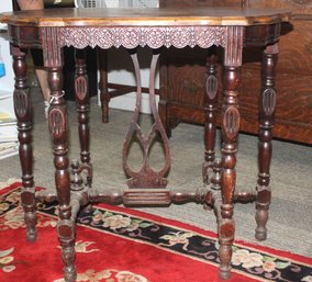 Six Leg Antique Side Table