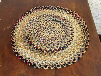 Antique Mini Braided Rug