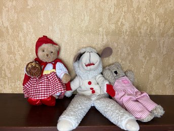 Lambchop Puppet With Teddy Bears