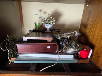 DECORATIVE ITEMS INCLUDES TELEPHONE