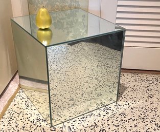 MCM Mirrored Cube Accent Table