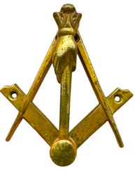 Vintage  Masonic Brass Door Knockers. (2)