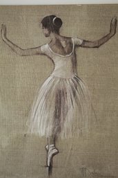 Classic Dancer Painting Print By Mary Dulon Named Bourees IV