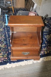 Vintage Side Table W/ One Drawer