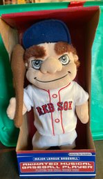 Boston Red Sox Animated Musical Baseball Player NWT